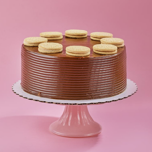 Nutella and Dulce de Leche Cake